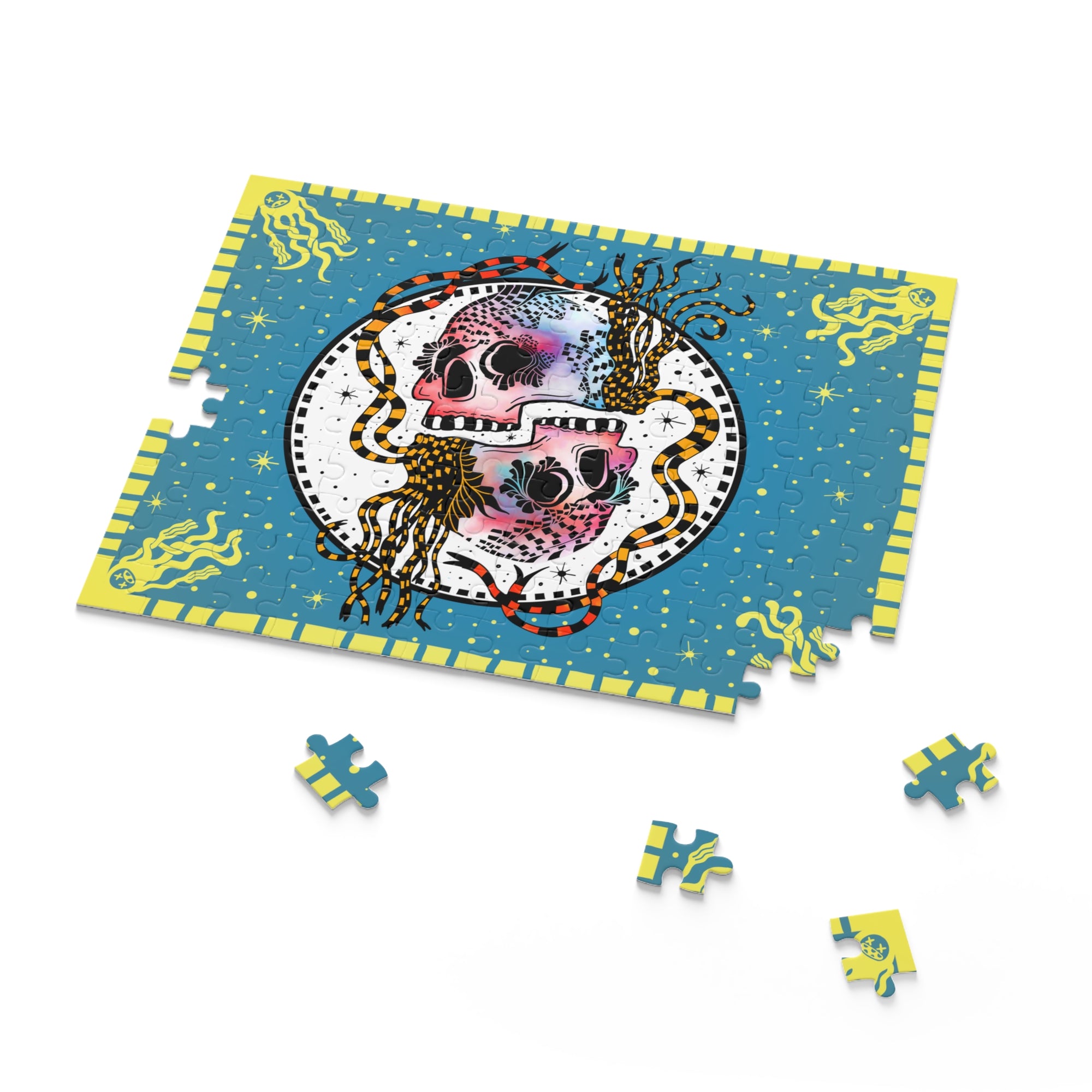 Gemini Skulls Puzzle (Color)