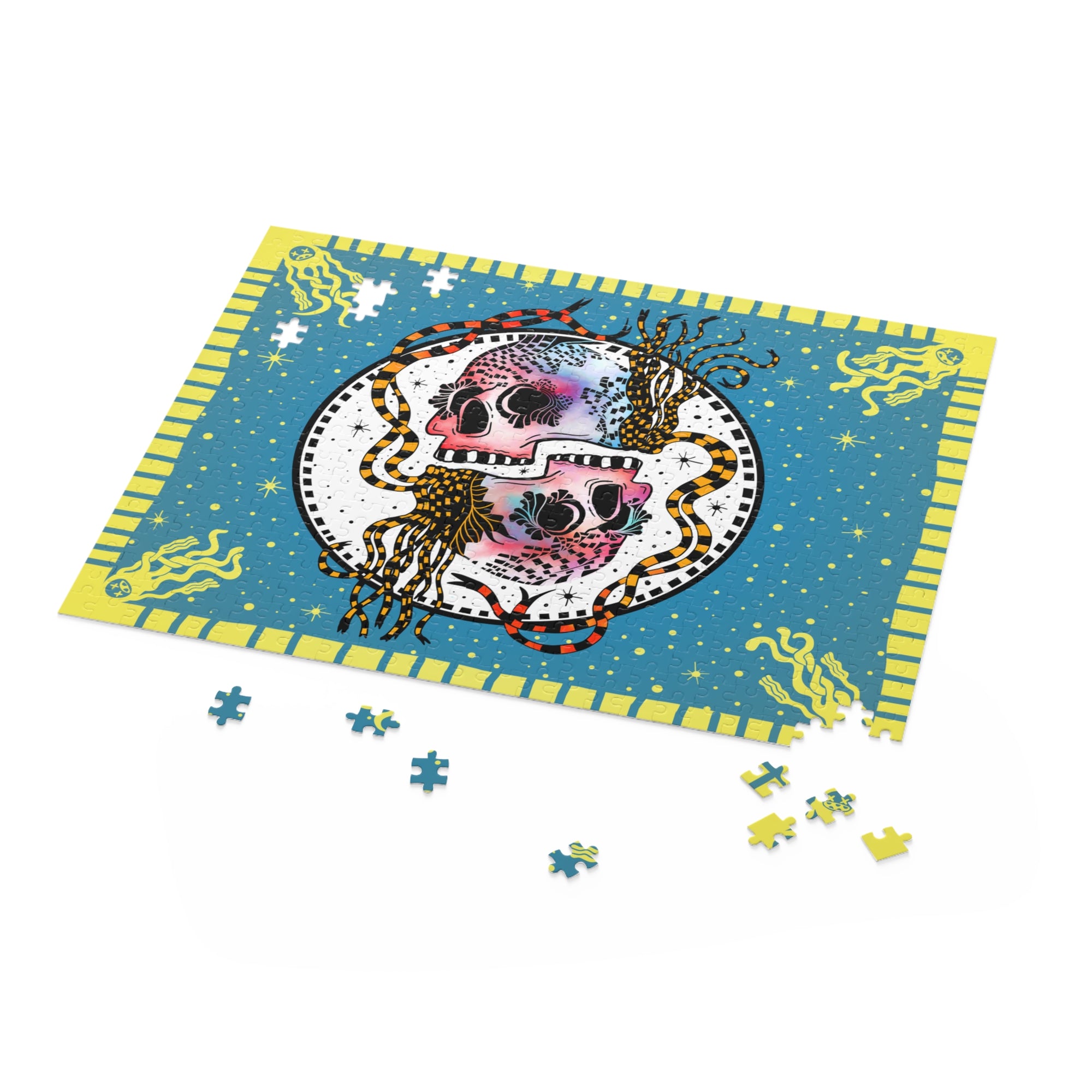 Gemini Skulls Puzzle (Color)