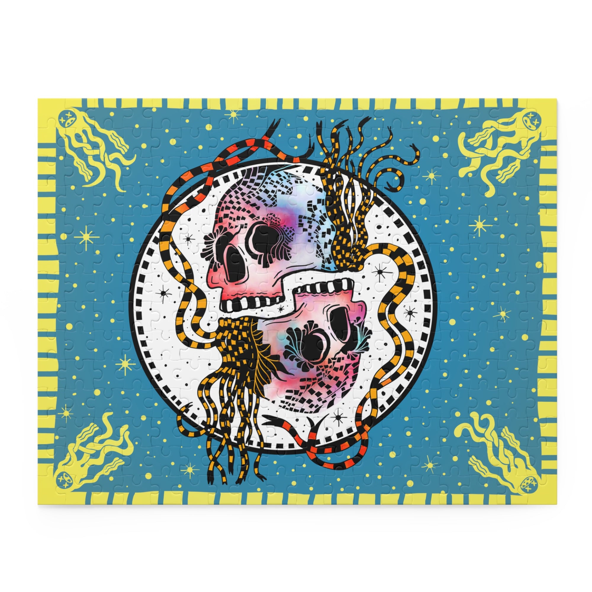 Gemini Skulls Puzzle (Color)