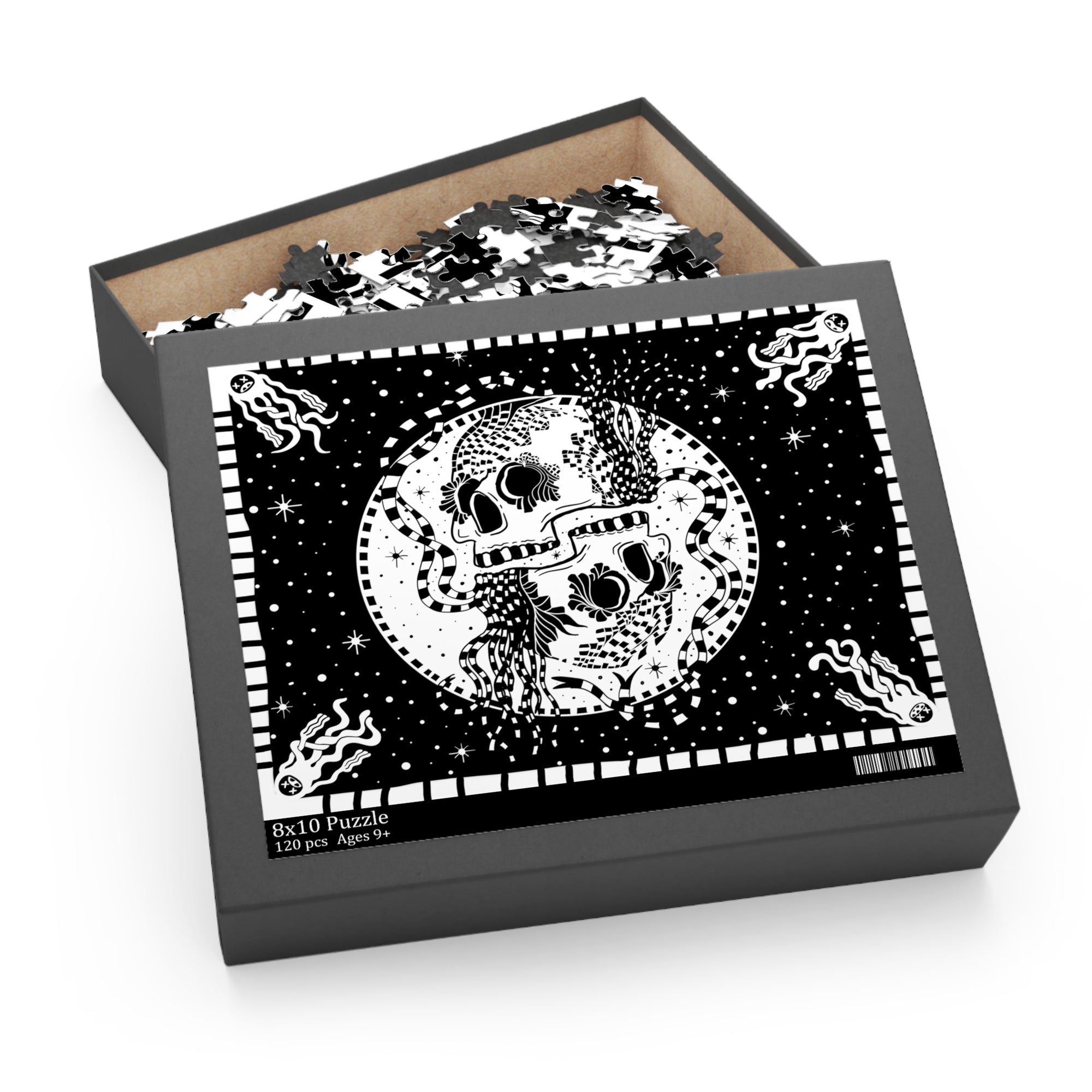 Gemini Skulls Puzzle (BLACK)