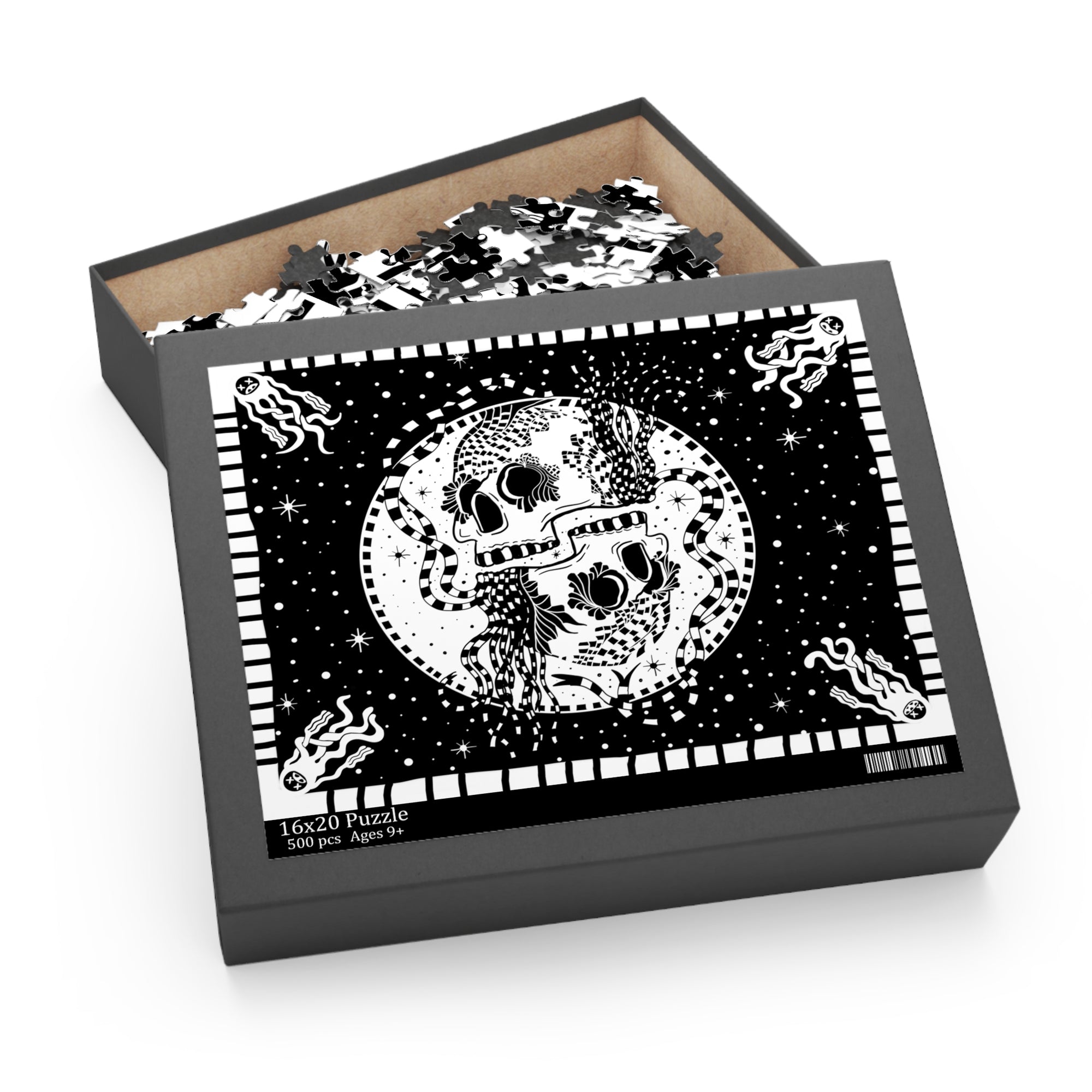 Gemini Skulls Puzzle (BLACK)