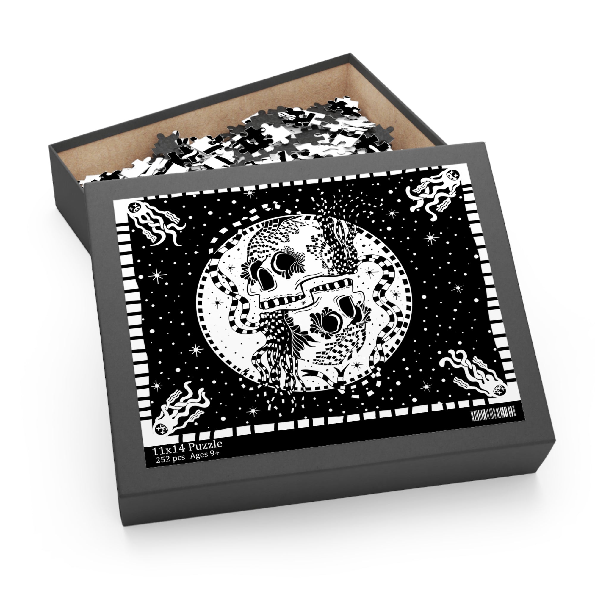 Gemini Skulls Puzzle (BLACK)