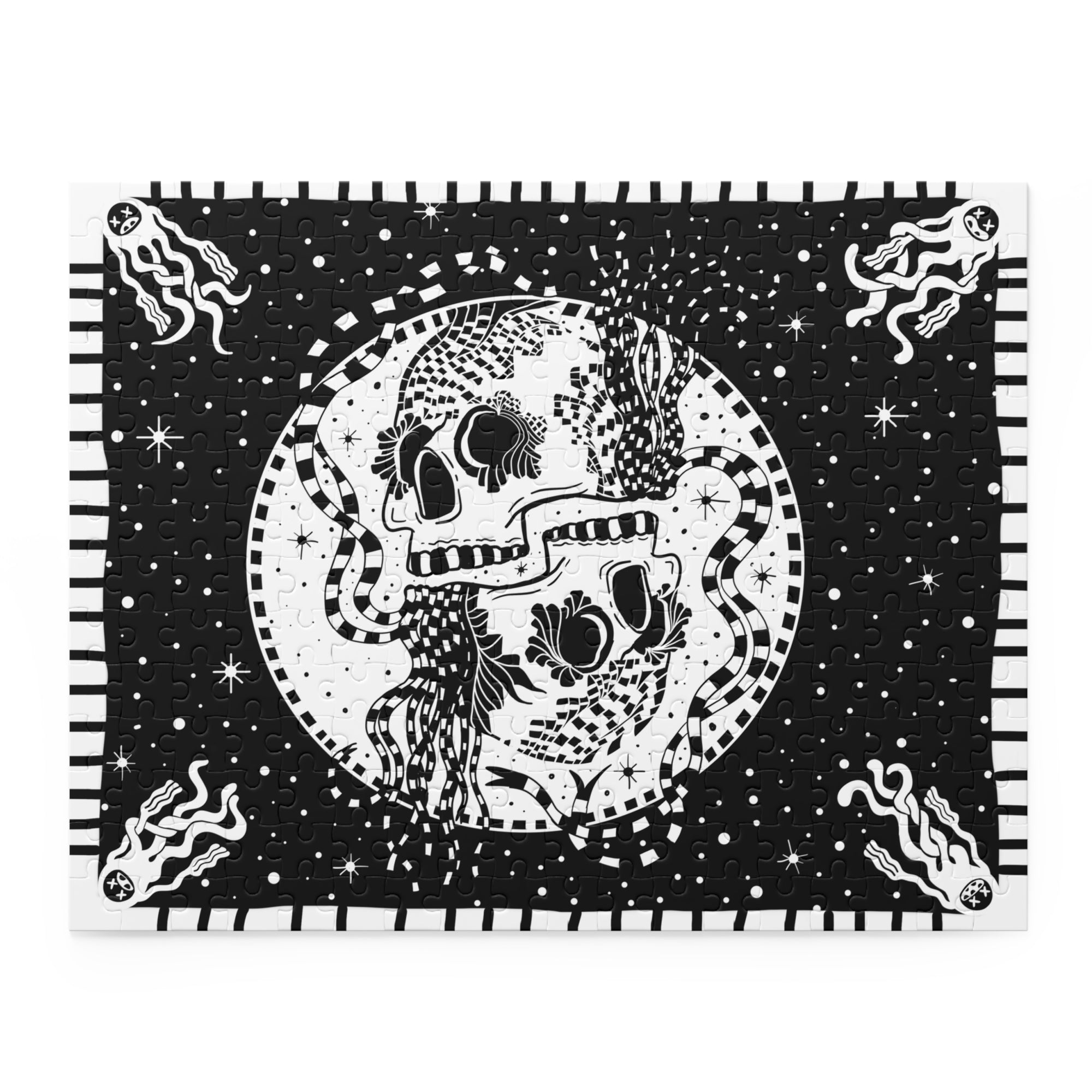 Gemini Skulls Puzzle (BLACK)