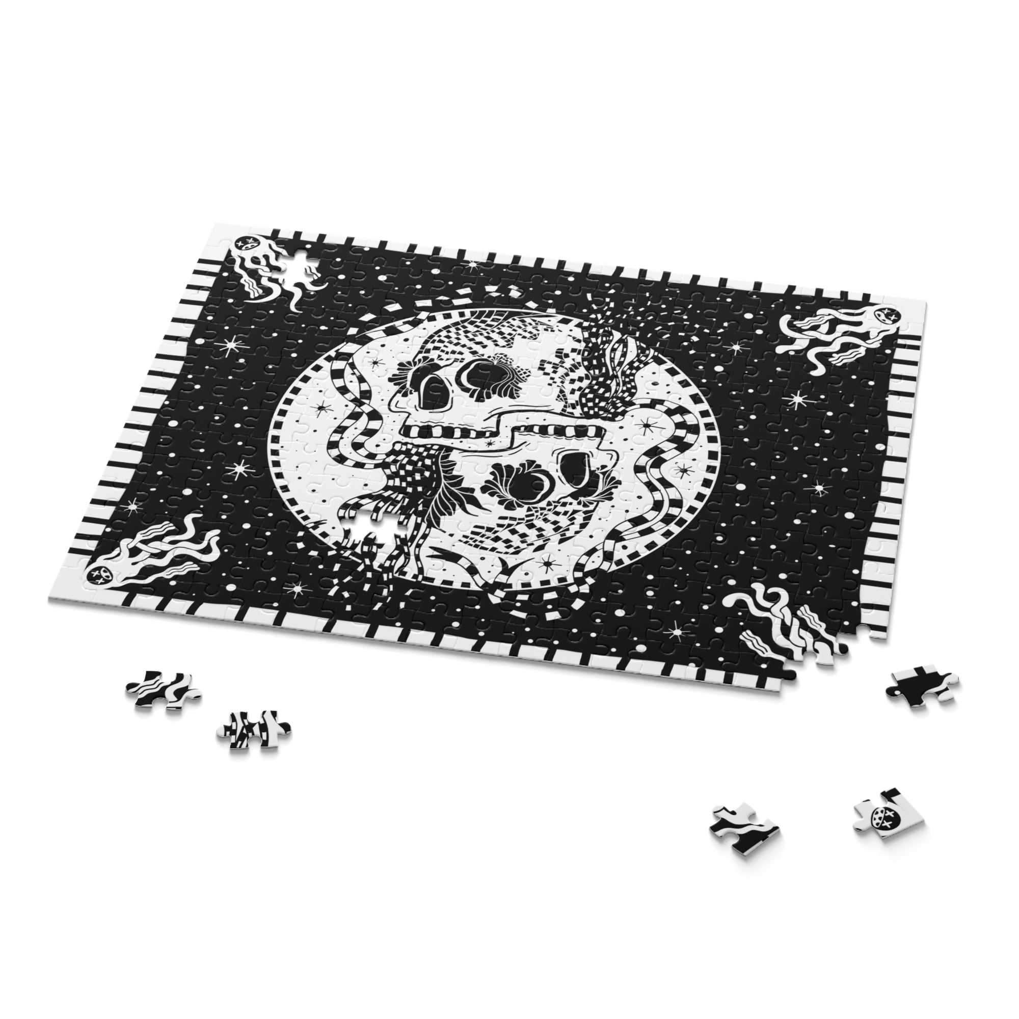 Gemini Skulls Puzzle (BLACK)