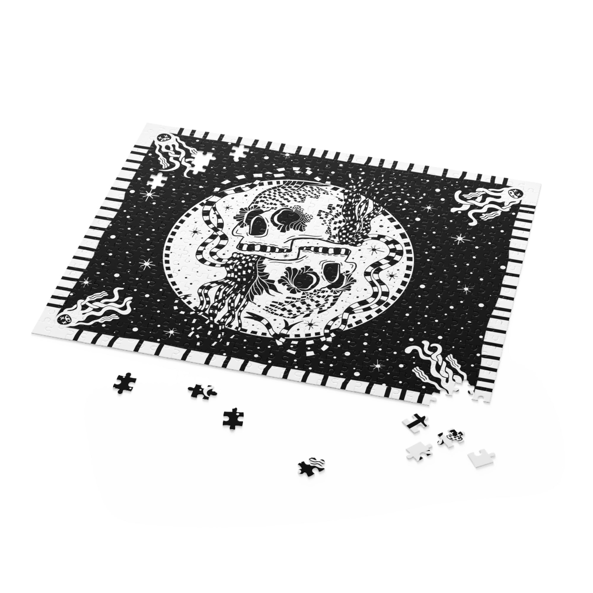 Gemini Skulls Puzzle (BLACK)