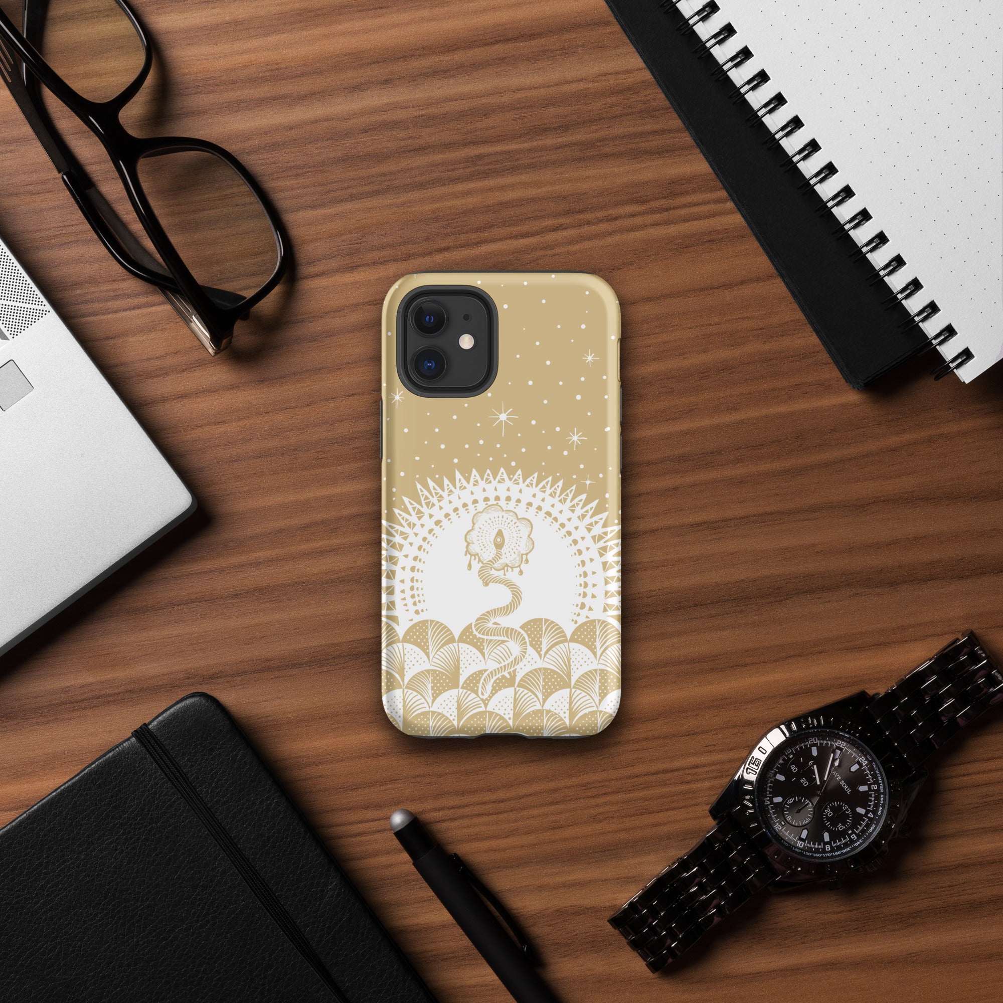 Cosmic Serpent Tough Case for iPhone® (SAND)