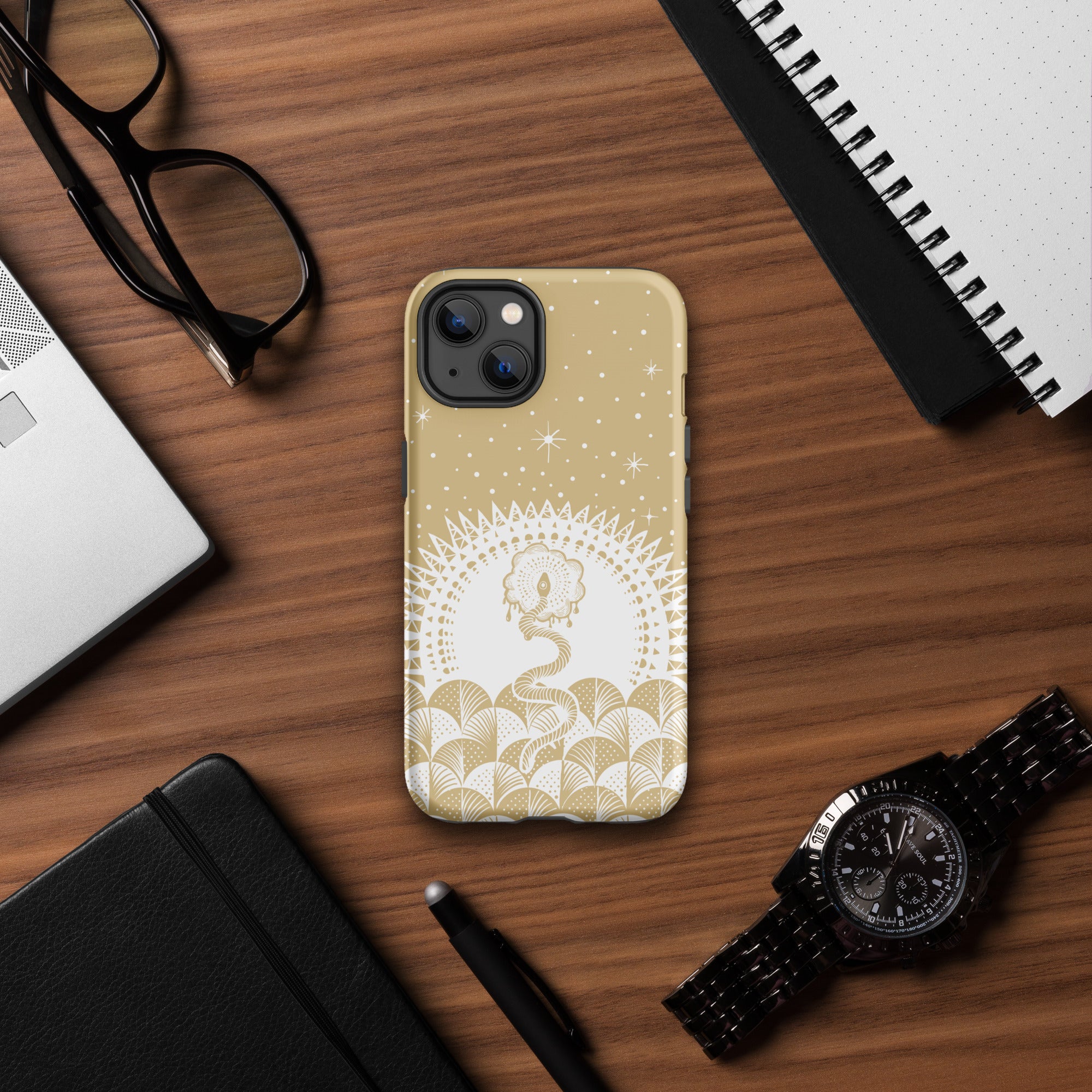 Cosmic Serpent Tough Case for iPhone® (SAND)