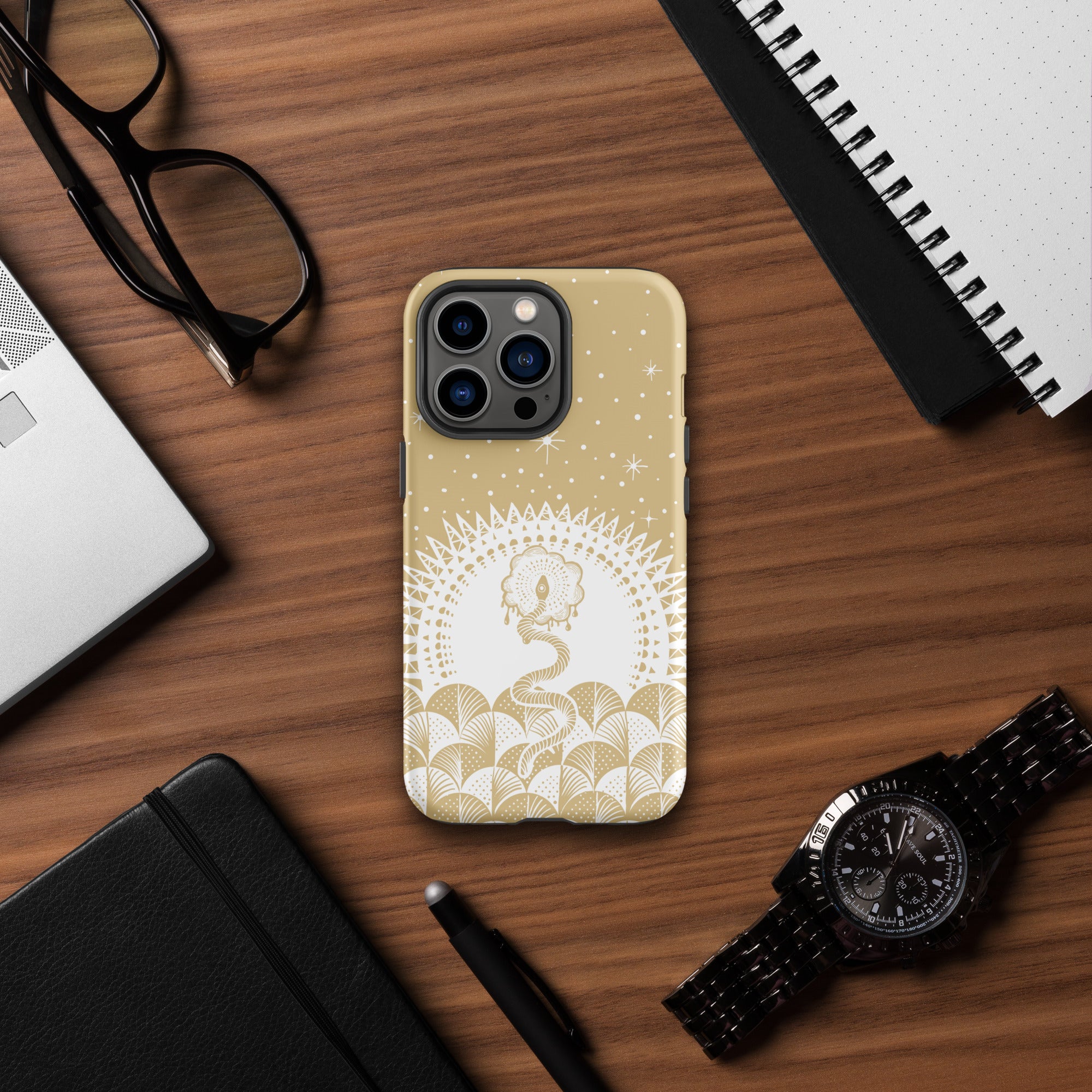 Cosmic Serpent Tough Case for iPhone® (SAND)